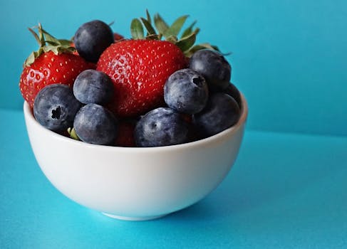 snack bowl with various healthy options