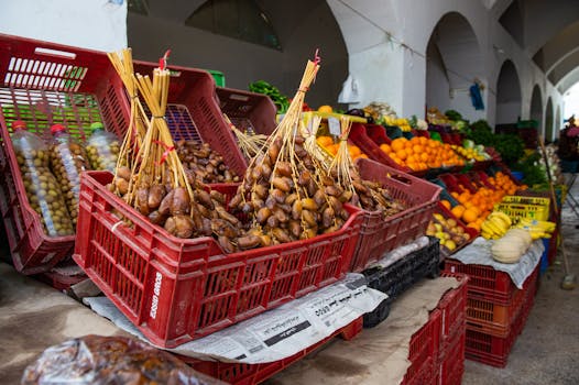 colorful display of healthy snack bars