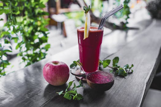 delicious fruit smoothie