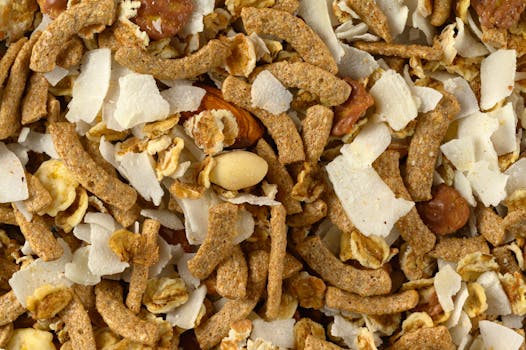 a bowl of nuts and seeds rich in omega-3 fatty acids