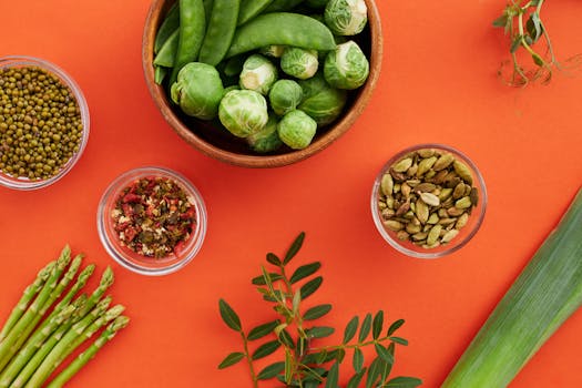 various seeds in bowls