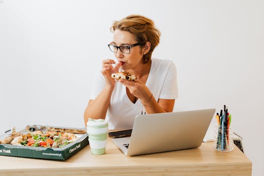 snack break in the office