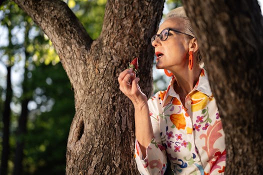 a happy professional enjoying a healthy snack