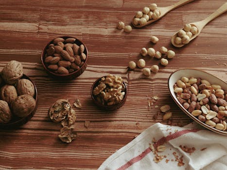 assorted nuts in a bowl