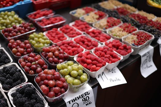 variety of healthy snacks in containers