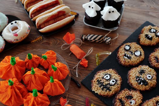 no-bake snacks on a table