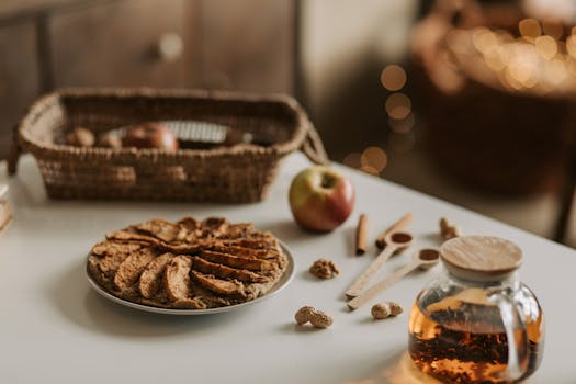 nut butter and apple slices