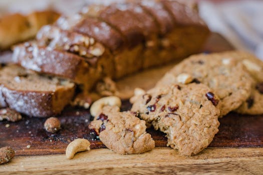 freshly baked banana oat cookies