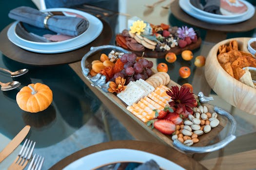 snack box with assorted fruits and nuts