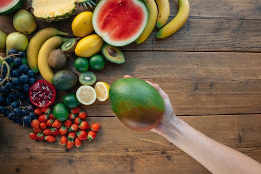 colorful assortment of healthy snacks