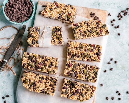 homemade granola bars