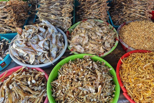 variety of healthy snacks in a travel bag