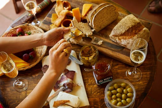 hydrating snacks spread