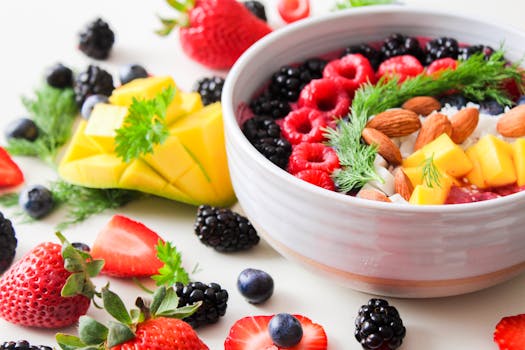 healthy snack options in a bowl