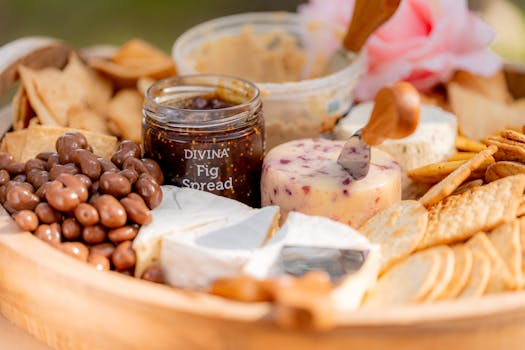 healthy snack platter