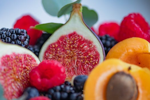 a colorful assortment of healthy vegan snacks